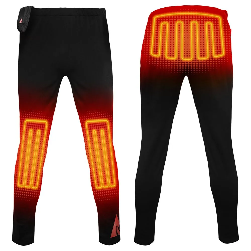 ActionHeat AH-BLP-5V-M-S 5V Heated Base Layer Pants for Men - Black - S