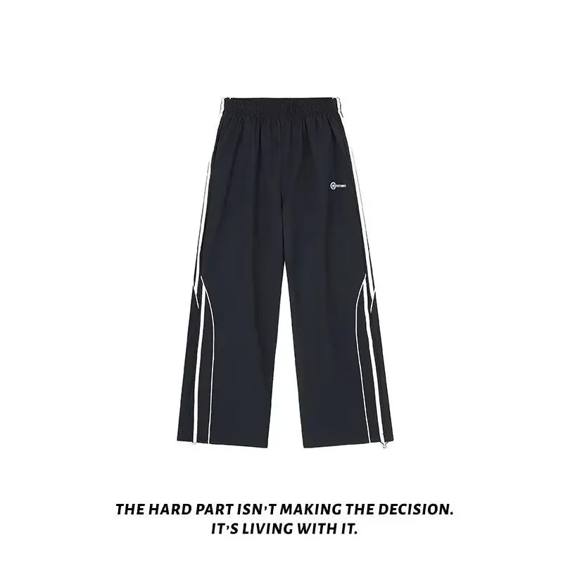 Baggy Vintage Parachute Leg Pants Streetwear Casual Oversize Hip Hop Pants