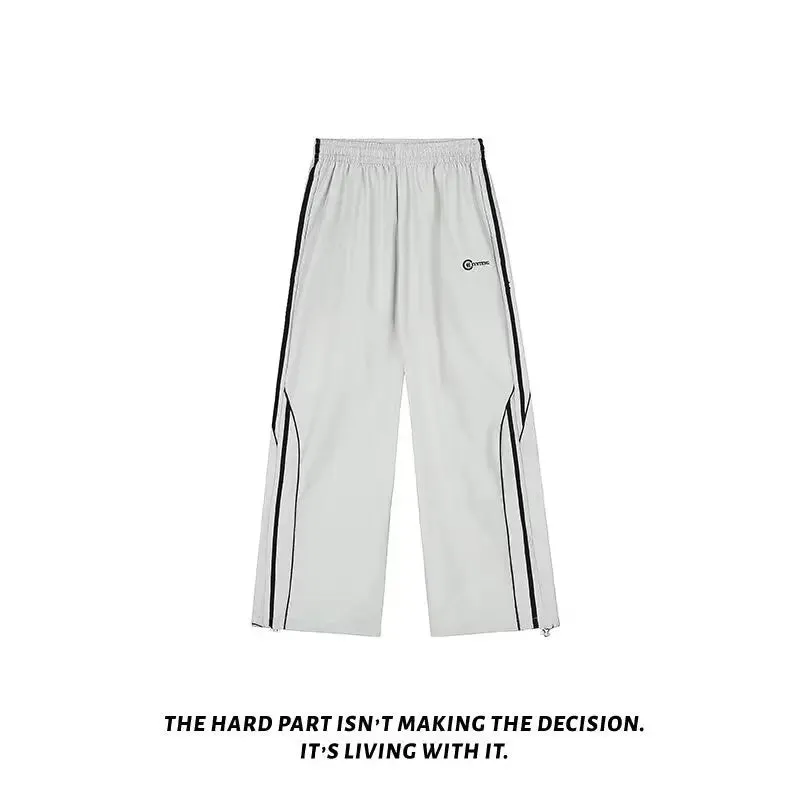 Baggy Vintage Parachute Leg Pants Streetwear Casual Oversize Hip Hop Pants