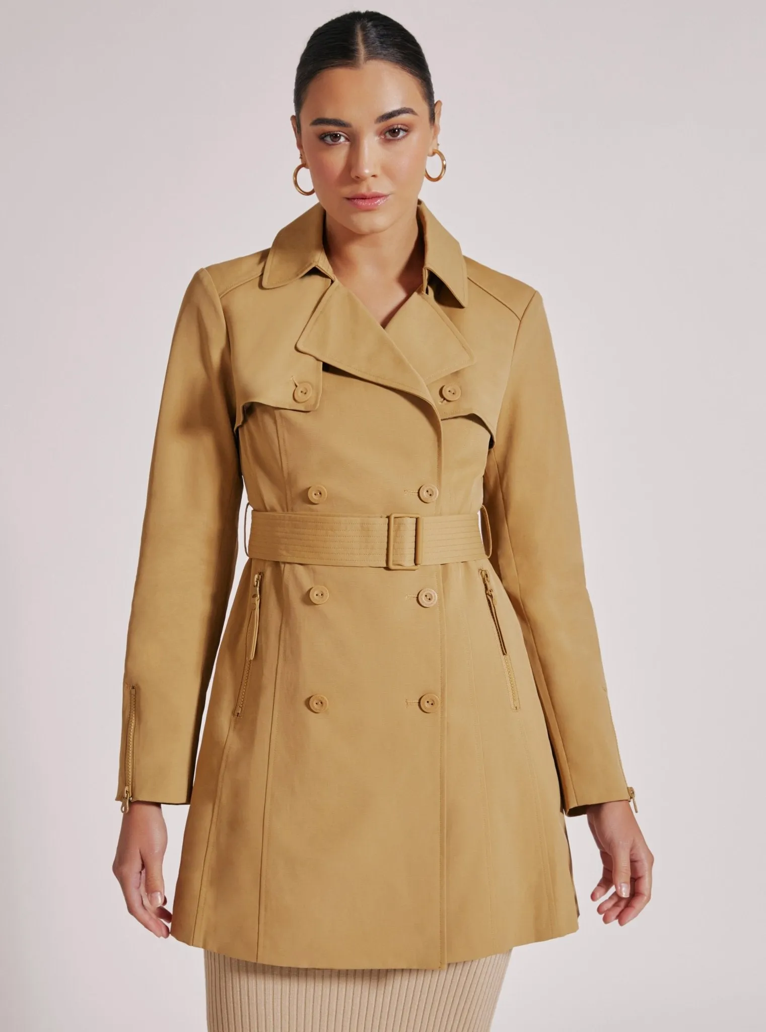 CLASSIC CAMEL TRENCH COAT FINAL SALE