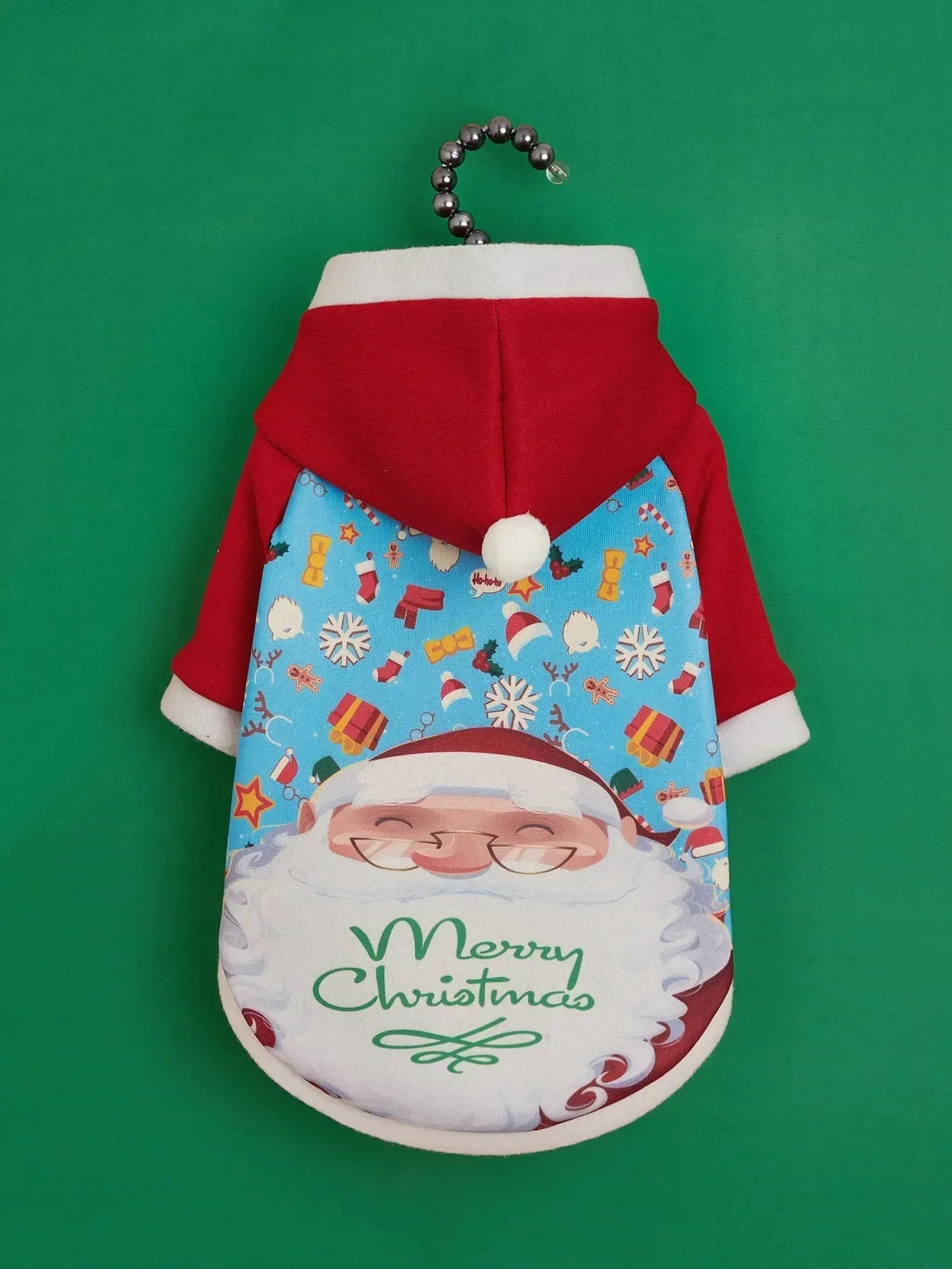 Dress Your Furry Friend in Holiday Cheer: Christmas Pets Dog Clothes - Santa Claus Plush Fleece Hoodies Sweater Coat for Puppy Teddy and Small Dogs, the Perfect Gift for the Season!