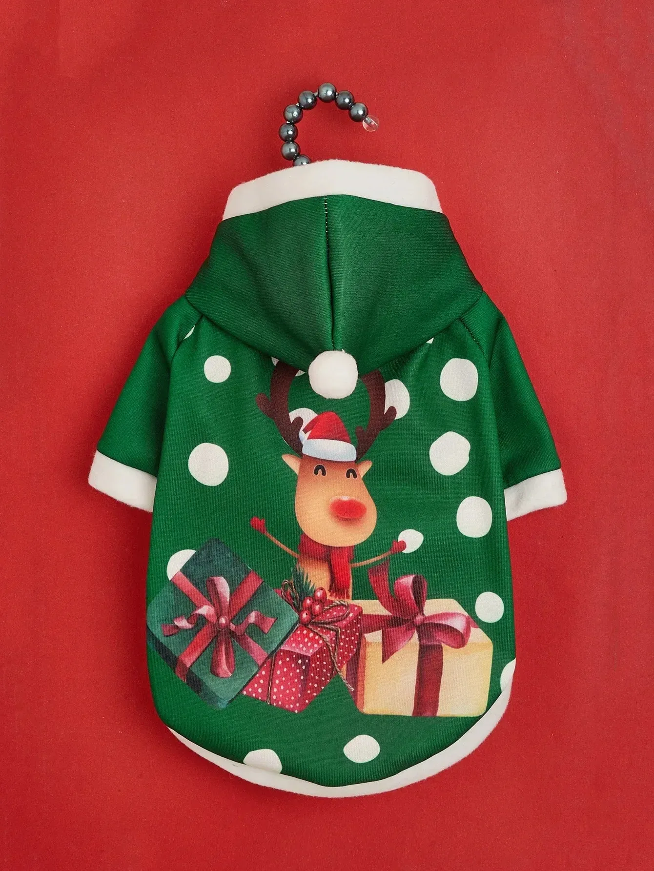 Dress Your Furry Friend in Holiday Cheer: Christmas Pets Dog Clothes - Santa Claus Plush Fleece Hoodies Sweater Coat for Puppy Teddy and Small Dogs, the Perfect Gift for the Season!