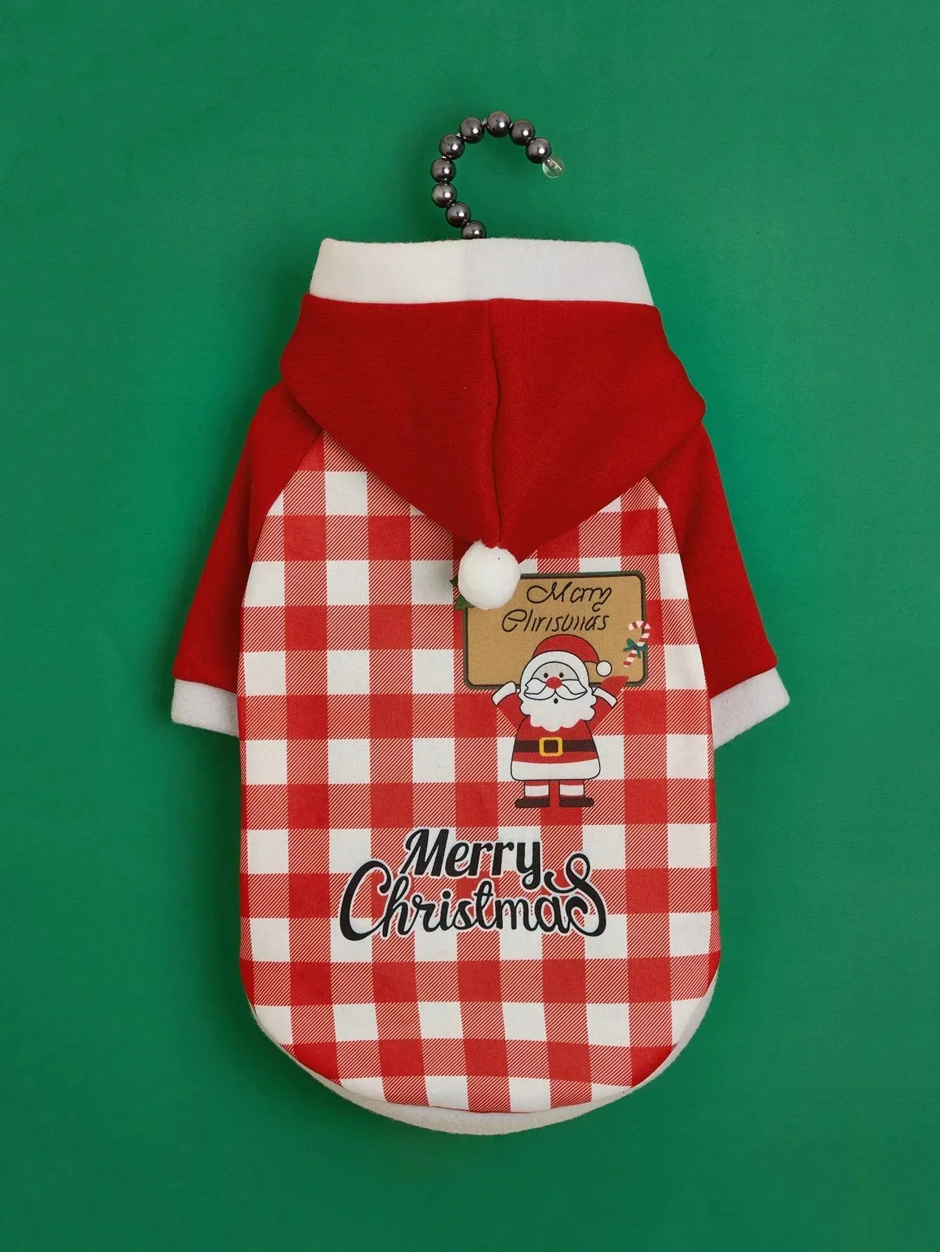 Dress Your Furry Friend in Holiday Cheer: Christmas Pets Dog Clothes - Santa Claus Plush Fleece Hoodies Sweater Coat for Puppy Teddy and Small Dogs, the Perfect Gift for the Season!