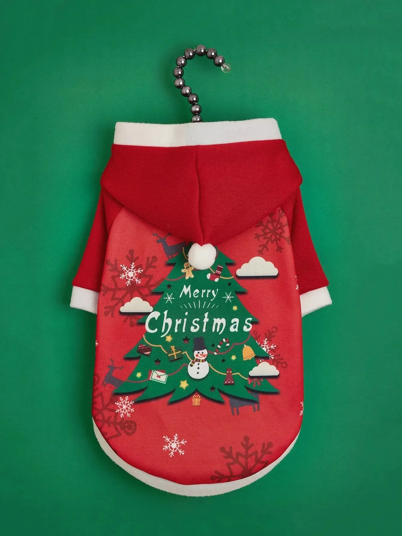 Dress Your Furry Friend in Holiday Cheer: Christmas Pets Dog Clothes - Santa Claus Plush Fleece Hoodies Sweater Coat for Puppy Teddy and Small Dogs, the Perfect Gift for the Season!