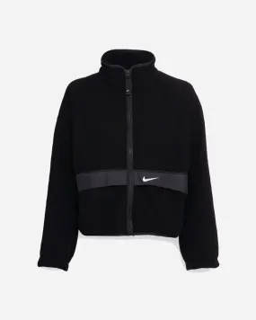 Essential Women's Sherpa Jacket - Black