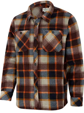 Hoggs of Fife - Men Brucefield Fleece Shirt / Shacket - Long Sleeve Brushed cotton