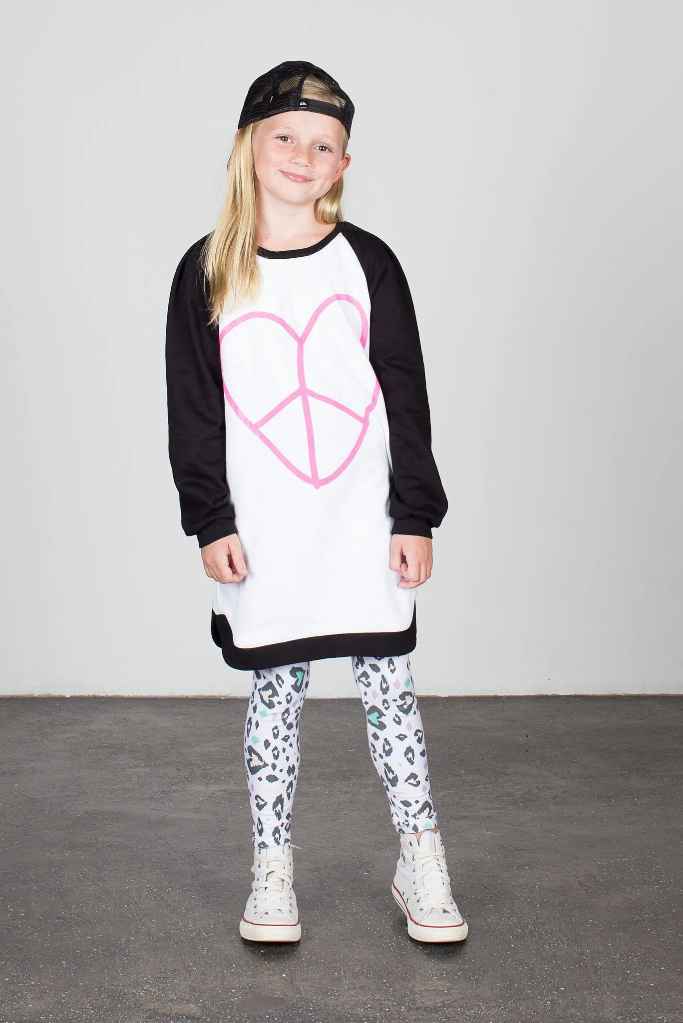 Ikat Heart Leggings