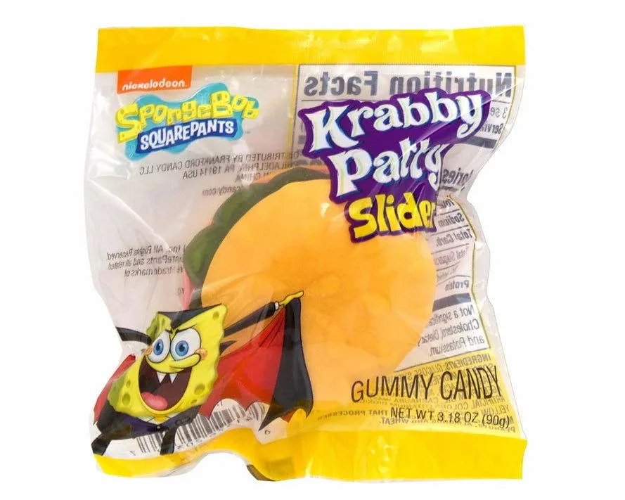 Krabby Patties Halloween Slider Bags