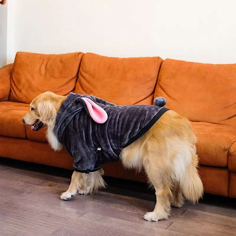 Large Dog Clothes: Funny Dinosaur Tiger Winter Fleece Clothing for Medium and Large Dogs | Winter Warm Pet Items | Autumn Winter Pet Apparel | Cozy Dog Sweater