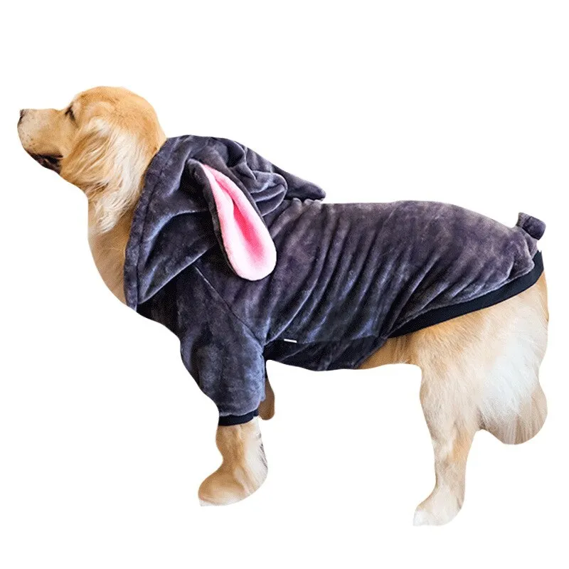 Large Dog Clothes: Funny Dinosaur Tiger Winter Fleece Clothing for Medium and Large Dogs | Winter Warm Pet Items | Autumn Winter Pet Apparel | Cozy Dog Sweater