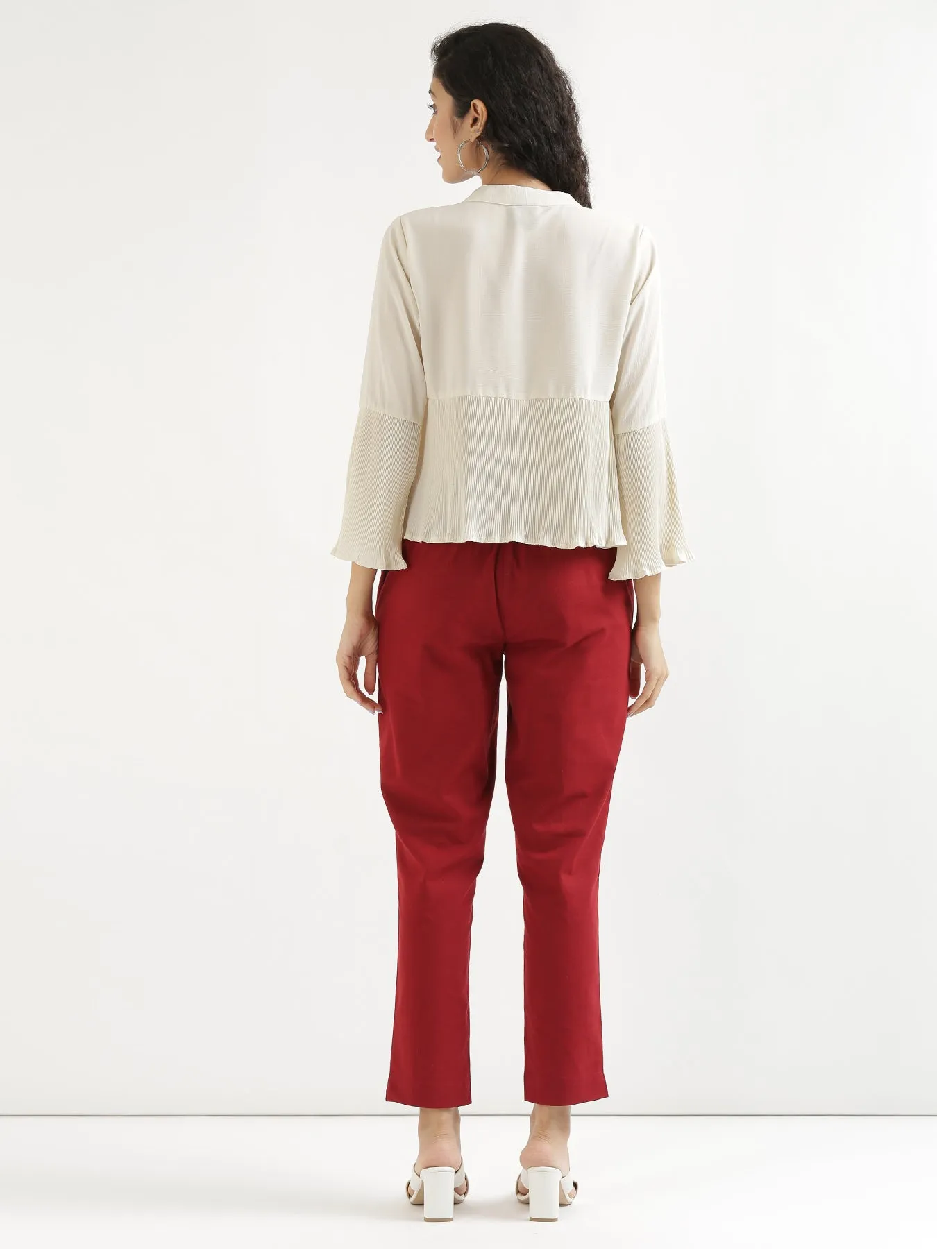 Maroon Cotton Pant