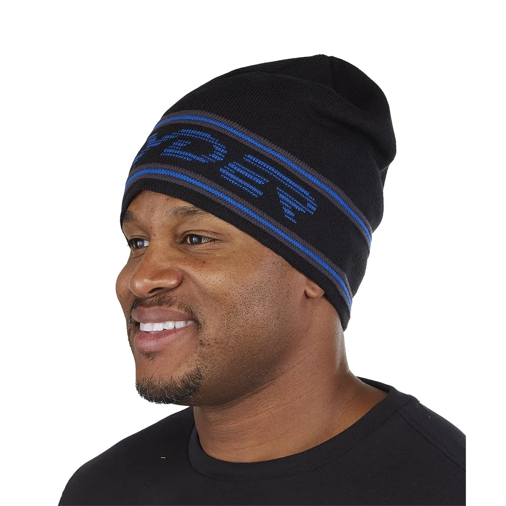 Mens Retro Logo Knit Hat - Black (2022)