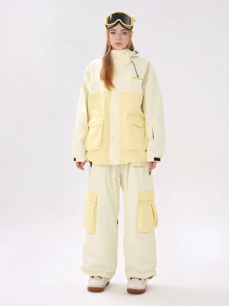 Molocoster 3L Candy Patchwork Ski Suit - Unisex