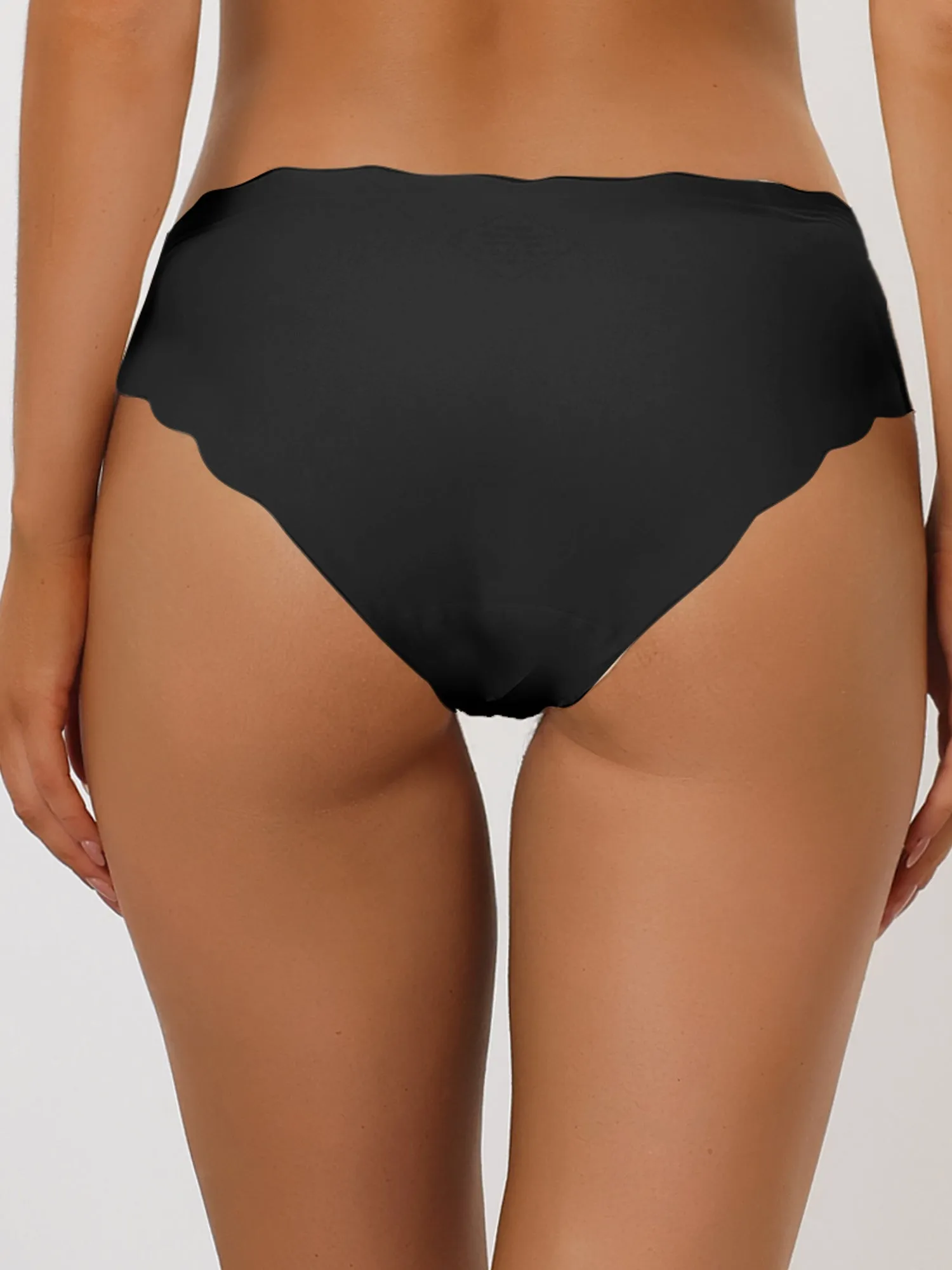 Panties for Women No Show Stretch Solid Underwear Invisible Brief