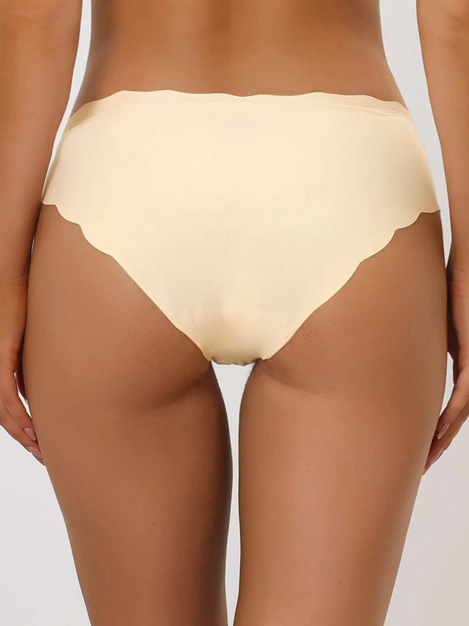 Panties for Women No Show Stretch Solid Underwear Invisible Brief