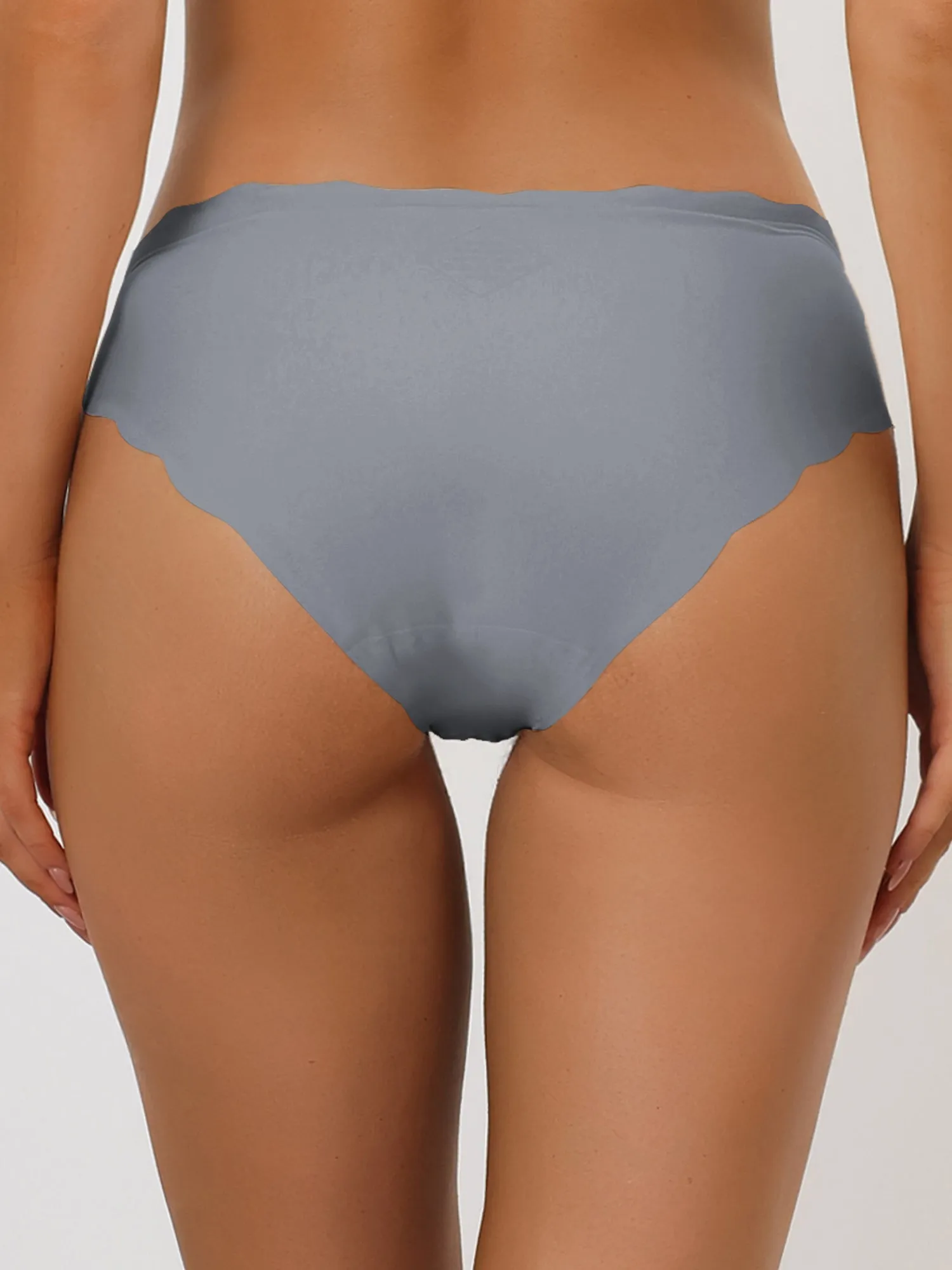 Panties for Women No Show Stretch Solid Underwear Invisible Brief