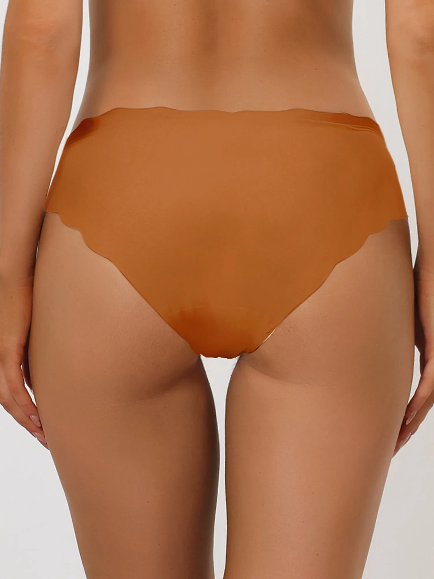 Panties for Women No Show Stretch Solid Underwear Invisible Brief