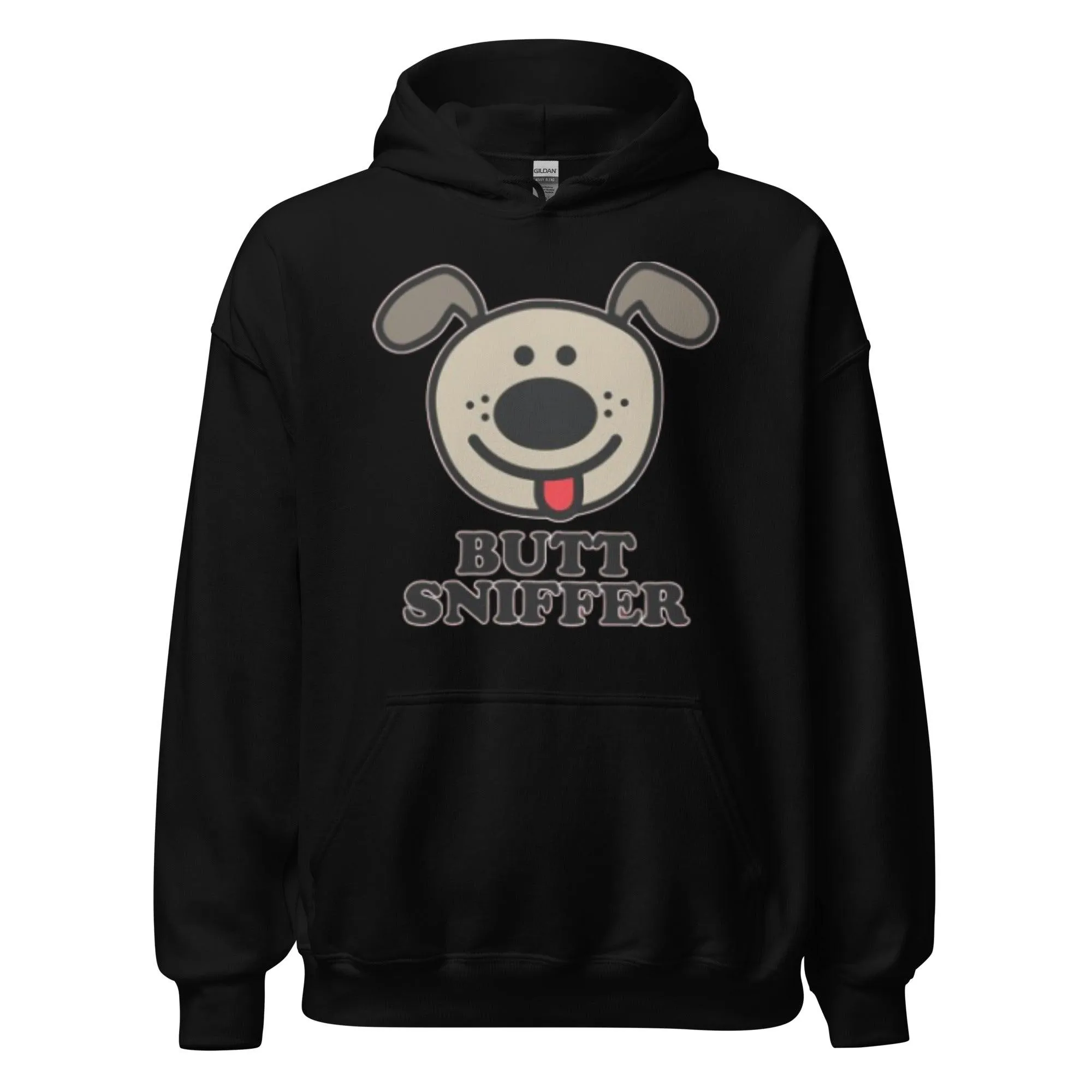 Pet Owner Hoodie Butt Sniffer Dog Ultra Soft Midweight Cotton Blend Pullover