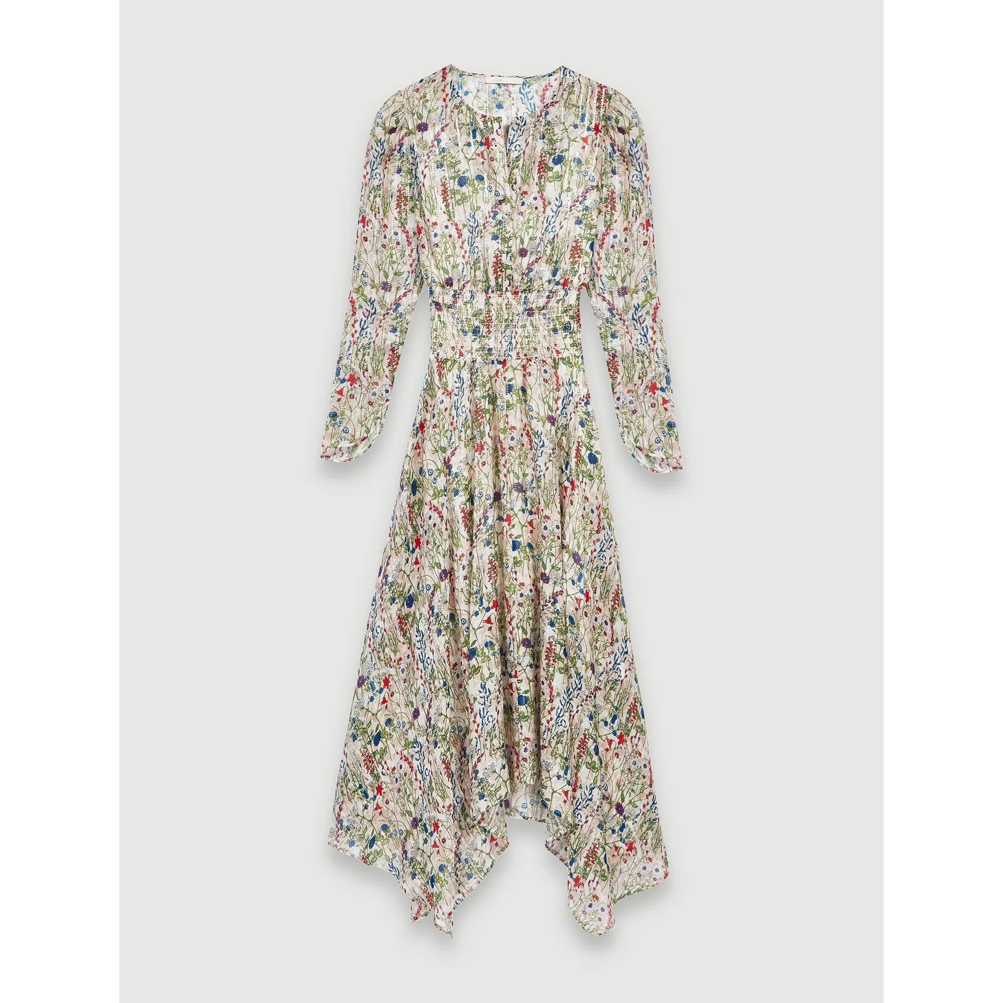 Rangley Dress - Ecru / Green