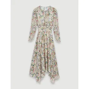 Rangley Dress - Ecru / Green