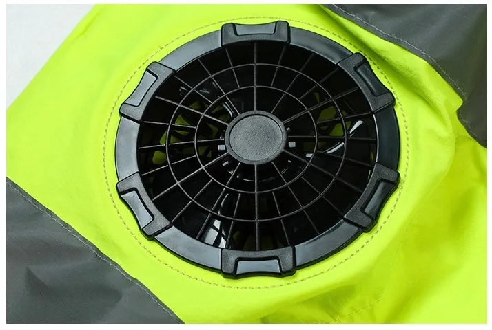 Reflective Cooling Fan Vest Summer Outdoor Workwear Cooling Vest for Outdoor Working