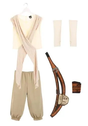Rey Star Wars Costume Robes Deluxe Ladies Jedi