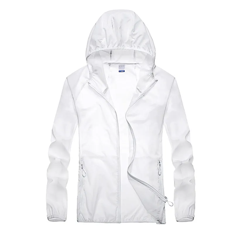 Sun Resistant Clothes Summer Wind Shield Casual Breathable Trench Coat for Men