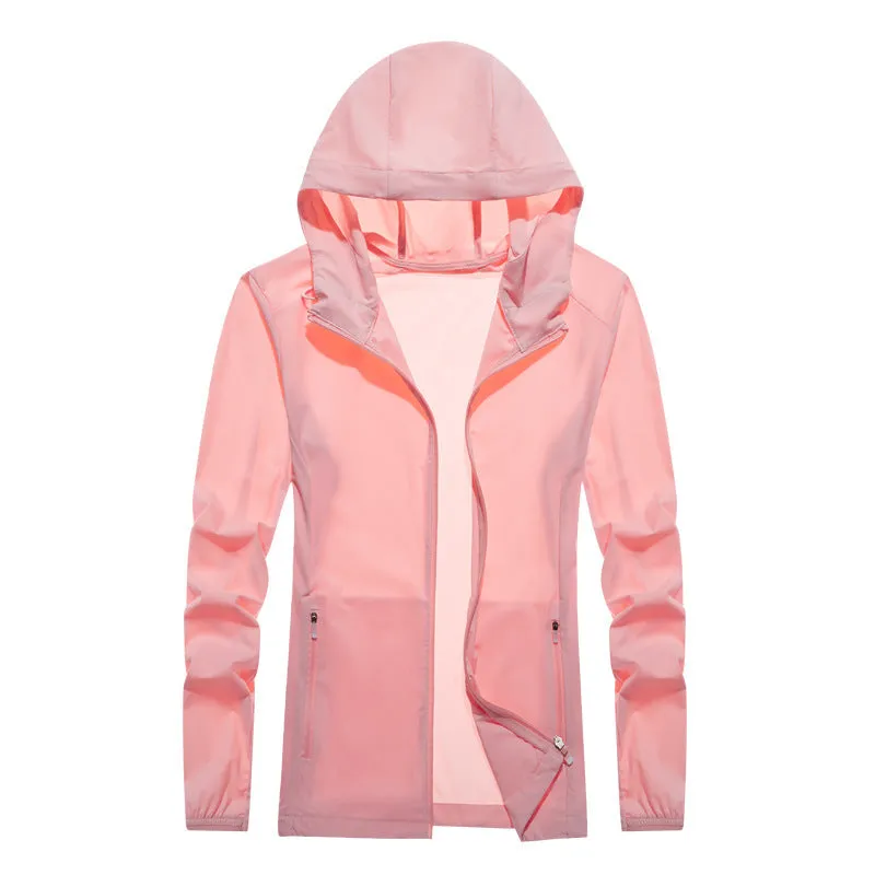 Sun Resistant Clothes Sun Protection Jacket Men's Ice Silk Breathable Trench Coat