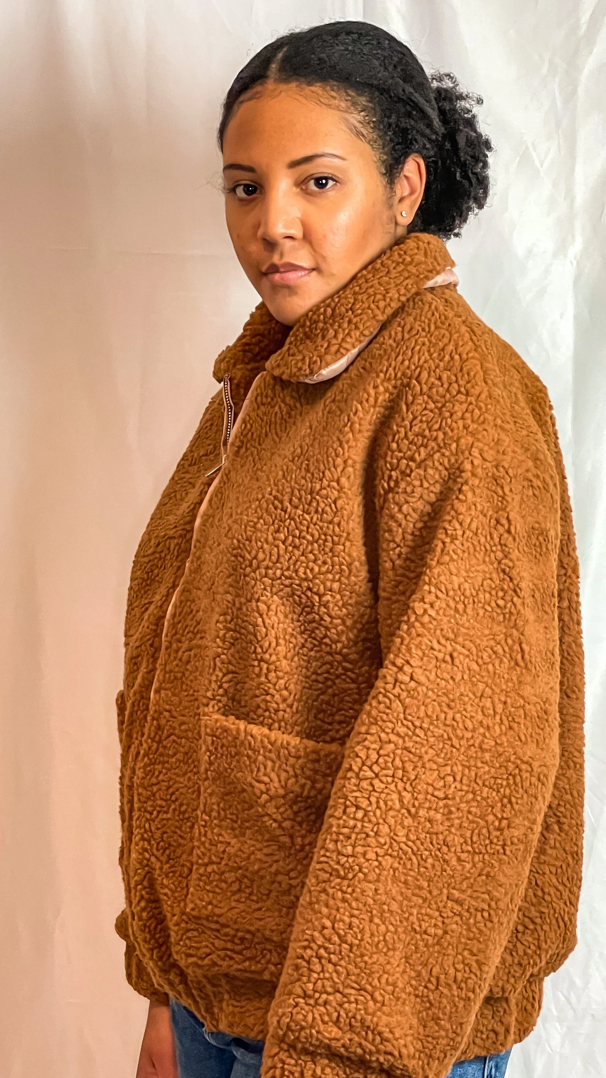Teddy Bomber Jacket | Final Sale