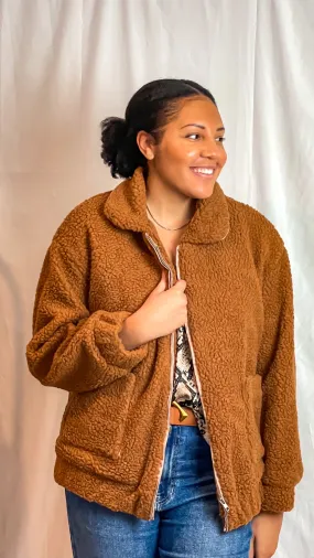 Teddy Bomber Jacket | Final Sale