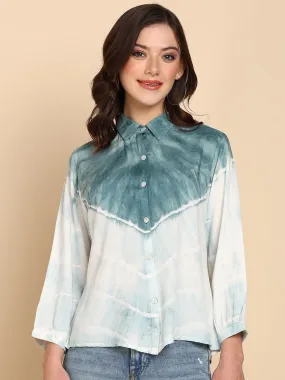 Tie Dyed Casual Fitted Shirt for Women