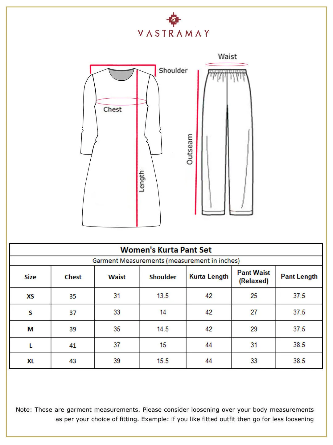 VASTRAMAY Women's Purple Kurta Sharara Set